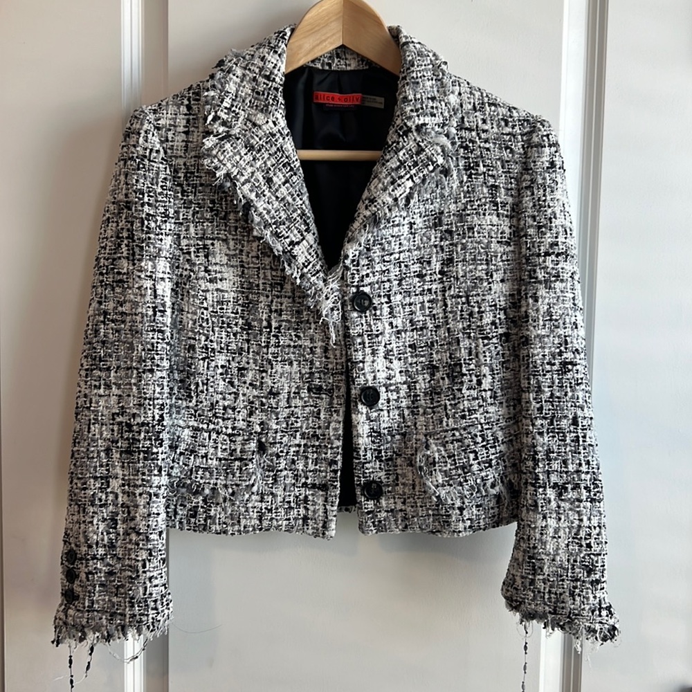 Alice+Olivia cropped jacket